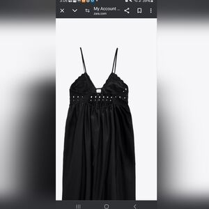 Zara backless dress